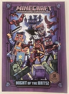 ماين كرافت: Night of the Bats - سلسلة كتب Woodsword Chronicles. قصص بالإنجليزية. مغامرات خيالية للأطفال من سن 8-13 سنة