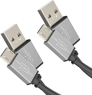 5 x 1m Micro USB Cable (USB 2.0, Synch & Charge Cable, nylon) PRO Series