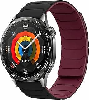 سوار سيليكون مغناطيسي 22 مم متوافق مع شاومي Redmi Watch 5 Active/5 Lite/سامسونج Galaxy Watch 46mm/Watch 3 45mm/Gear S3/ساعة هواوي (GT6 GT5 GT4 GT3 GT2 GT 46MM)/GT2E/GT6 Pro/GT 5 Pro/Amazfit GTR4/Bip 6