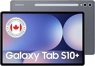 سامسونج Galaxy Tab S10+ رمادي 512GB - تابلت ذكاء اصطناعي، 12.4 بوصة، AMOLED 2X، مضاد للانعكاس، 420 شمعة، 4 سماعات، قلم S Pen مرفق (نسخة وضمان CAD)