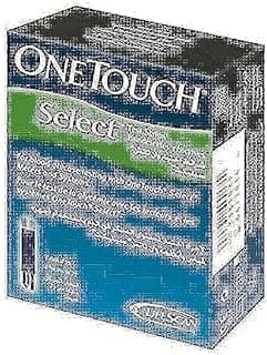 عبوة شرائط اختبار ONE TOUCH SELECT 50 شريط