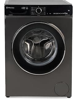 WPW9121TSSWVSG-BK Front Load Full Automatic Washing Machine, 9 kg Load Capacity, Black