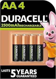Rechargeable Aa 2500 Mah Dx1500 Nimh 1.2V Batteries Long Lasting Power 5 Year - Pack Of 4-10 Years Shelf Life