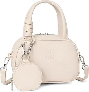 Elegant Dome Satchel - Small black textured leather bag with dual handles, detachable shoulder strap, accented by sleek silver hardware for chic occasions.
