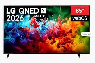 تلفزيون ال جي 65 بوصة QNED ذكي 4K بتقنية AI وMiniLED موديل QNED72، ريموت ماجيك، نظام WebOS26 إصدار 2026