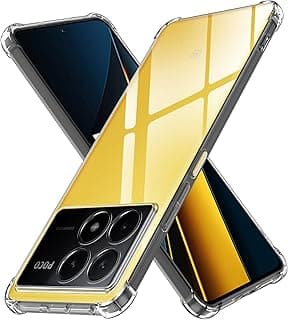 جراب لهاتف شاومي POCO X6 Pro 5G، جراب نحيف جداً سيليكون TPU - شفاف