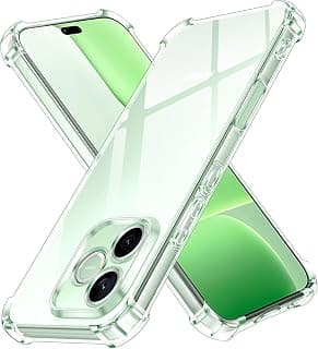 Clear Case for Honor 600 Lite, Transparent TPU Shockproof Phone Cover, Anti-Yellowing, Reinforced Corners, Slim Soft Protective Case, Scratch Resistant, Camera Protection