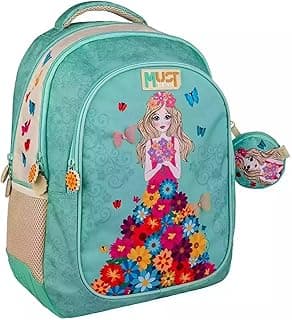شنطة ظهر مدرسية للمرحلة الابتدائية Must Team Flower Dress بـ 3 سوستة