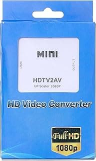 محول HDMI إلى AV بدقة 1080 بكسل بـ 3 مداخل RCA، مصمم بمنفذ يدعم إشارات الفيديو المركبة، محول صوت وفيديو