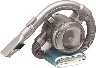 Black & Decker 14.4V 1.5Ah Li-Ion Flexi Auto Dustbuster Handheld Cordless Vacuum with Pet Tool for Home & Car Blue/Grey PD1420LP-GB
