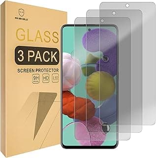 طقم 3 اسكرينات حماية خصوصية (Privacy) من Mr.Shield متوافقة مع سامسونج Galaxy A51 / A52 / A52s [زجاج مقوى] [مضاد للتجسس]