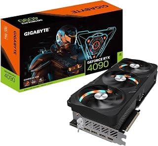 جيجابايت كارت شاشة GeForce RTX 4090، سعة 24 جيجابايت GDDR6X، تقنية OC، 3 مراوح WINDFORCE، ناقل 384 بت، PCI-E