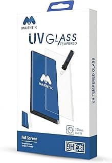 اسكرينة حماية زجاج مقوى لجهاز سامسونج Galaxy Note 20 Ultra مقاس 6.9 بوصة UV تغطية كاملة منحنية، صلابة 9H مقاومة للخدش