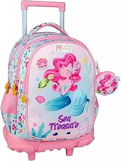 Must Team Sea Treasure Primary School Trolley Bag 3 Compartments