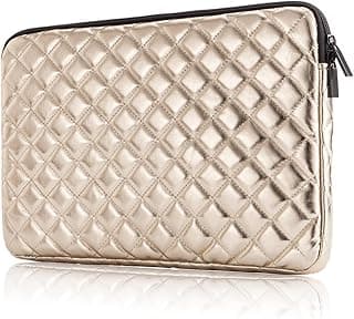 جراب لابتوب Energy Case ® مقاس 15.6 بوصة مقاوم للماء لأجهزة اتش بي، Pavilion 15، اتش بي ProBook 15، ايسر/Predator/Aspire 3 5 15.6، لينوفو ديل Inspiron 15، شنطة كمبيوتر اسوس ام اس اي (ذهبي)