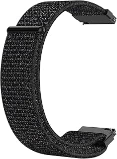 ACM Watch Strap Nylon Soft Loop 20mm Compatible with Samsung Galaxy Watch 4 Classic 42mm Smartwatch Sports Band