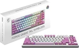 MSI فورج GK600 TKL W بنفسجي FR