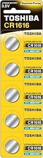 CR1616 Lithium Coin Battery – 5 Pack, Long-Lasting Power