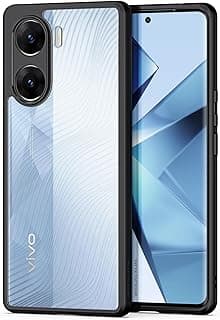جراب متوافق مع Vivo V29e 5G ، - غطاء حماية مصقول مقاوم للصدمات شديد التحمل - غطاء واقي مضاد للخدش و مقاوم للانزلاق مع حماية للكاميرا - شفاف غير لامع
