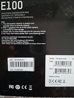هارد ديسك E100 داخلي من نوع SSD بسعة 128 جيجابايت، ساتا بسرعة 6 جيجابت في الثانية، قياس (حوالي 6.35 سم)