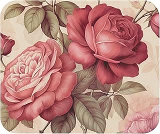 Tropical Floral Mouse Pad - Artistic Design - Soft & Comfortable Desk Mat for Gaming & Work - Non-Slip Base Durable Mousepad-78