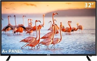 تلفزيون LED اي كاست HD عالي الدقة A+ مع ريسيفر مدمج من ساينيكس (أسود، 32 بوصة)