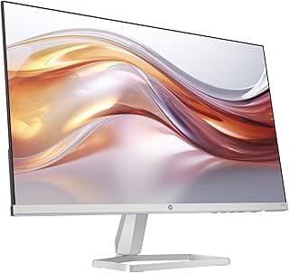 HP Series 5-524sf Monitor, 23.8" FHD IPS Panel, 100Hz Refresh Rate, HDMI & VGA, Thin & Sleek Design, Anti-glare & Flicker-free, Works With Chromebook Certified [94C17AS]