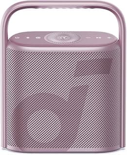 سماعة بلوتوث محمولة Soundcore Motion X500، سماعة لاسلكية بصوت محيطي غامر، صوت Hi-Res لاسلكي بتفاصيل 3X، صوت 3 قنوات، لون وردي - ضمان 18 شهر