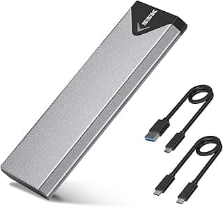 حاوية هارد SSD من نوع اس اس كي متوافق مع NVMe M.2 بمخرج USB 3.1 بسرعة 10 جيجا بايت في الثانية خاص ب مقاس NVMe PCIe 2242/2260/2280