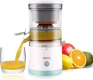 Citrus Juicer - Electric Orange Juicer with Powerful Motor and USB Charging Cable, Lemon Squeezer, Perfect for Orange, Citrus, Apple, Grapefruit, Pear.