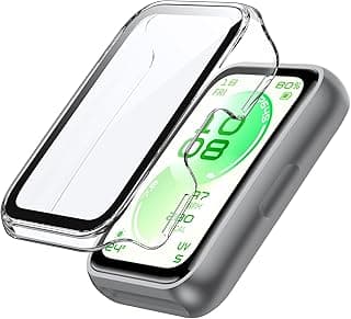 غطاء متوافق مع هواوي Band 11 مع واقي شاشة زجاجي مقسى شفاف