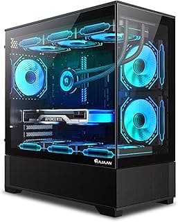 كمبيوتر ألعاب سوبر اكس - تبريد سائل - انتل i7 13700F - جيفورس RTX 3060 12GB - ذاكرة 32GB DDR4 - قرص صلب 2 تيرابايت NVMe SSD - ويندوز 11 برو - واي فاي - بلوتوث - لوحة مفاتيح ميكانيكية وماوس من هاجان