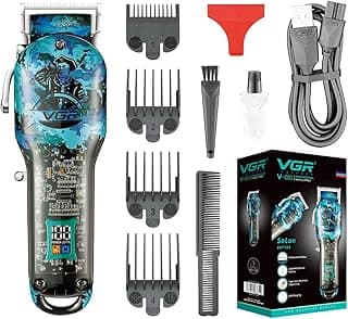V-685 Salon Series Professional Cordless Hair Clippers Electric Hair Cutter Machine Kit Rechargeable Wireless Hair Grooming Trimmers Set, Rechargeable Li-ion Battery 2500mAh 300 minutes Runtime