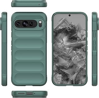 phone case compatible with Google pixel 9 pro XL global Magic Shield TPU + Silicone Shockproof Phone Case For Google pixel 9 pro XL (Green)