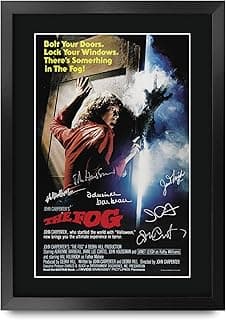 بوستر فيلم The Fog (1980) مقاس A3 من HWC Trading مع توقيعات مطبوعة - إطار A3