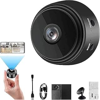 HD Focus Magnet Camera Full HD Mini Wi-Fi Night Vision IP Wireless 1080P Audio Video Camera for Home Offices Indoor & Outdoor Security (Magnet Camera)
