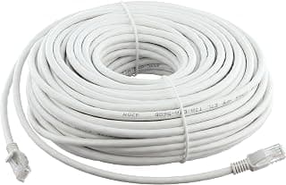 كابل إيثرنت CAT6 UTP – طول 30 متر، كابل شبكة عالي السرعة للكمبيوتر، الراوتر، السويتش والشبكات المنزلية