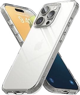 Fusion Case for iPhone 16 Pro, Durable Transparency, Scratch-Resistant, Hard, Minimal Yellowing, Transparent Back, Soft Bumper Mobile Phone Case - Clear
