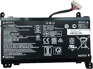 HSTNN-LB8B FM08 TPN-Q195 922752-421 922753-421 Laptop Battery Replacement for HP Omen 17-AN013TX 17-AN014TX 17-AN014NG 17-an008ur Series (14.4V 86Wh) 6-pin connector)
