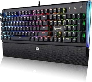 لوحة مفاتيح ريدراجون اريامان K569 RGB الميكانيكية للالعاب، اسود، USB