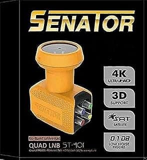 سيناتور - ST-401 عدسة LNB عالمية 4 مخرج Ku-Band - أصفر