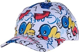 BabaCap Printed Baseball Cap, Adjustable Small Fit, Lightweight Polyester, Boys Sports Hat