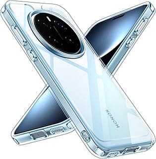 Never Yellowing Clear Case for Honor Magic 7 Pro 5G, [Military Protection] Shockproof Scratch-resistant Transparent Protective Case, Thin Transparent Cover for Mobile Phone