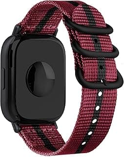 Dl3 Mobilak Nylon Band Compatible with Xiaomi Redmi Watch 5 Active/Redmi Watch 5 Lite, 22mm Metal Buckle Sports Watch Strap Men Women Replacement Strap