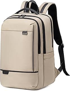 Arctic Hunter Laptop Backpack – 21L Water-Resistant Casual Daypack, Multi-Compartment, Fits 15.6” Laptop –B00810 - Beige