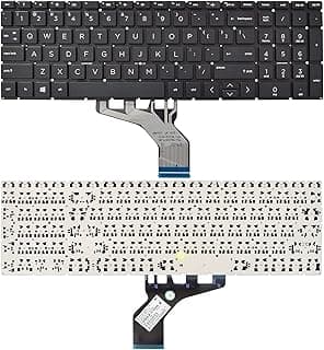 Laptop Keyboard Compatible for HP 250 G7 255 G7 15-DA 15-DB 15-DK 15-DR 15-DW 15-DU 15S-DU 15-DY 15s-DY 15s-EQ 15-EF 15s-FQ 15-GW 17-CA.Home 17-by