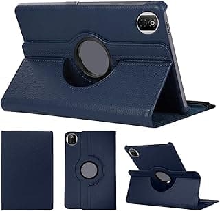SWEIMEN Case Compatible with Honor Pad X7 8.7 Inch 2025 Tablet, PU Leather Case, 360° Rotatable Multi-Angle Protection Stand Protective Case