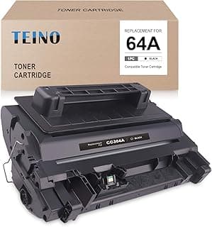 Compatible Toner Cartridge Replacement for HP 64A CC364A use with HP Color Laserjet P4015N P4014 P4515N P4515TN P4515X P4015X P4015DN P4015TN (Black, 1-Pack)
