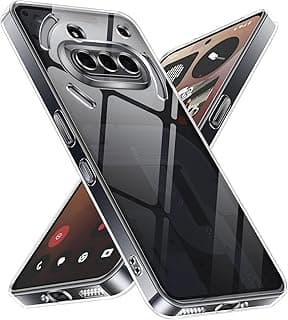 جراب لهاتف Nothing Phone 3a، غطاء سيليكون ناعم وشفاف من مادة TPU، جراب موبايل نحيف مقاوم للصدمات والخدش لهاتف Nothing CMF Phone 1 مقاس 6.77 بوصة
