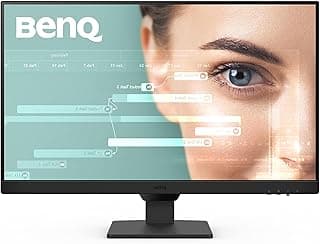 شاشة Eye-Care GW2490 مقاس 24 بوصة IPS بدقة 1080P وتردد 100Hz وتغطية ألوان 99% sRGB
